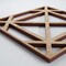 Ekena Millwork Extra Small Buxton Decorative Fretwork Wood Wall Panels, Red Oak, 7 3/8"W x 7 3/8"H x 3/8"T WALW08X08X0375BUXRO - alternate 3